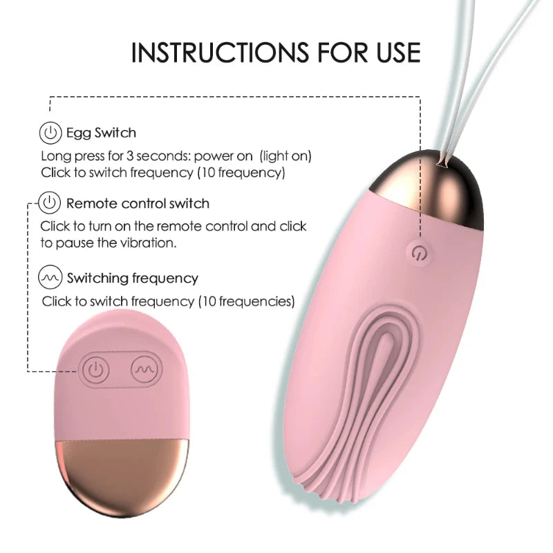 Huevo vibrador con mando