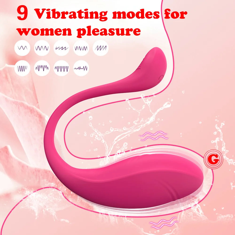 Huevo vibrador de 9 velocidades